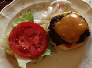 grilled burger