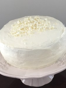 white chocolate cake