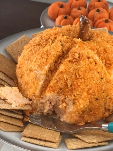 Cheese Ball and Cracker