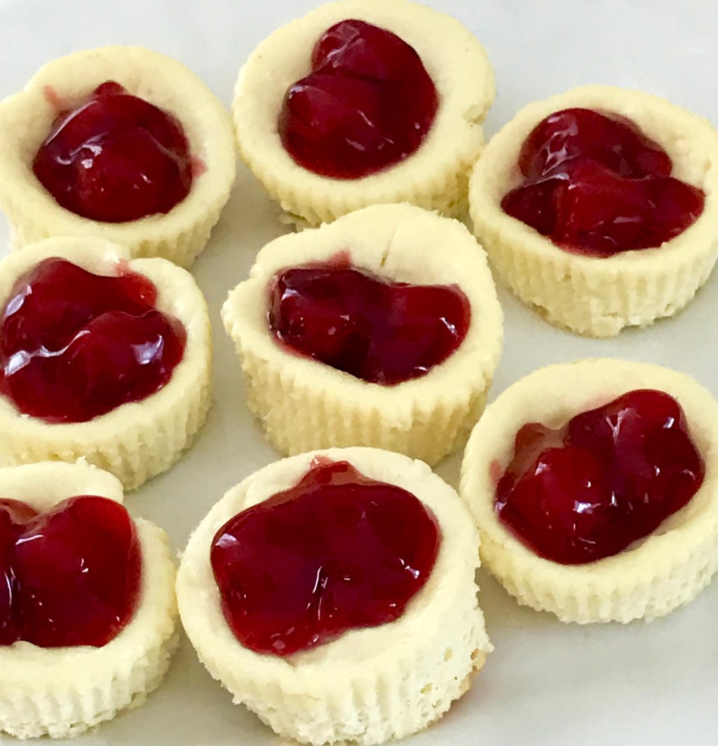 Mini Cherry Cheesecakes