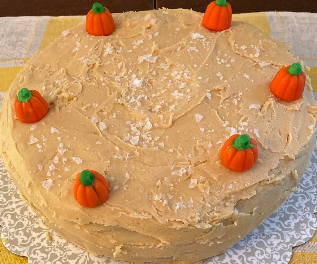 Pumpkin Cake With Caramel&nbsp;Frosting