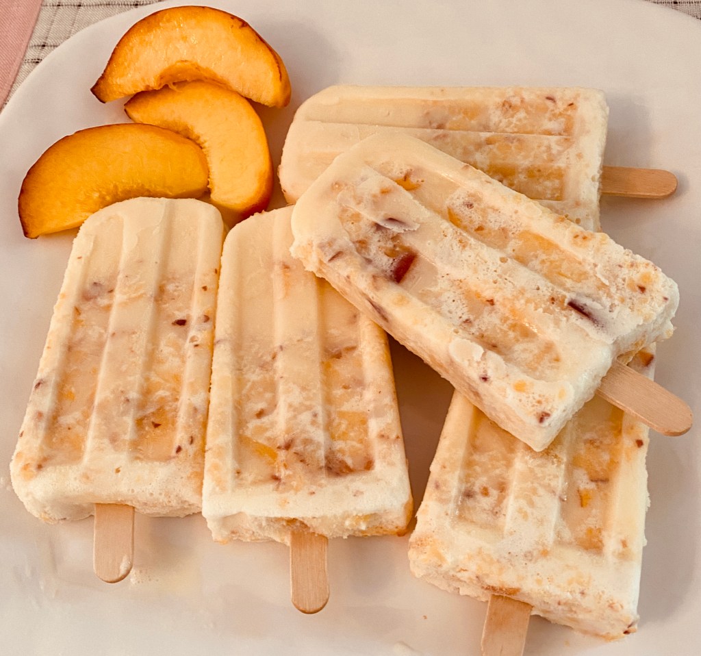 Peach Popsicles